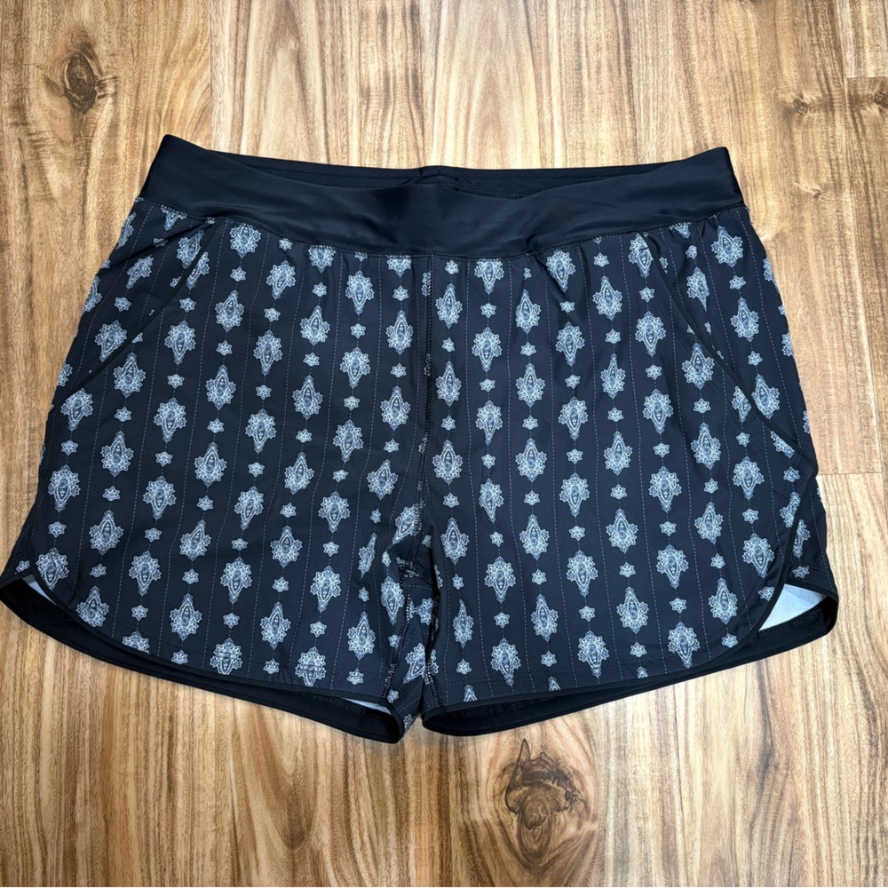 Lands' End Black Swim Shorts